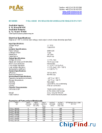Datasheet P10LU-2412E manufacturer PEAK