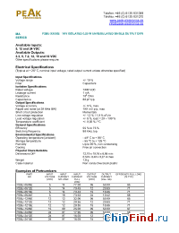 Datasheet P2BU-0524E manufacturer PEAK
