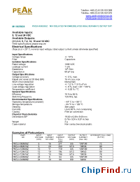 Datasheet P6CUI-120505Z manufacturer PEAK