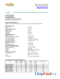 Datasheet P6MU-0505ZH52 manufacturer PEAK