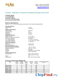 Datasheet P6MU-0512E manufacturer PEAK