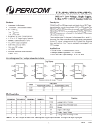 Datasheet PI5A4595ACX manufacturer Pericom