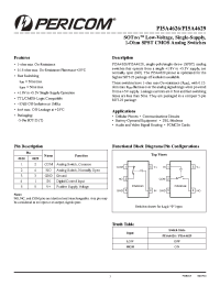 Datasheet PI5A4626TX manufacturer Pericom
