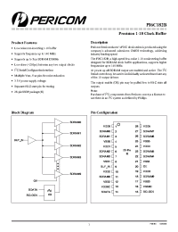 Datasheet PI6C182B manufacturer Pericom