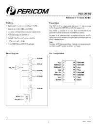 Datasheet PI6C185-02Q manufacturer Pericom