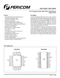 Datasheet PI6C3Q991-5J manufacturer Pericom
