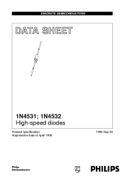 Datasheet 1N4531 manufacturer Philips