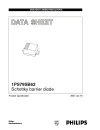 Datasheet 1PS79SB62 manufacturer Philips