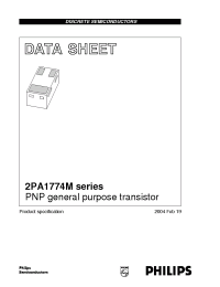 Datasheet 2PA1774M manufacturer Philips