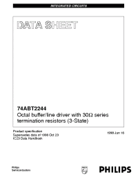 Datasheet 74ABT2244DB manufacturer Philips