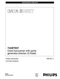 Datasheet 74ABT657D manufacturer Philips