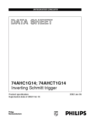 Datasheet 74AHC1G1 manufacturer Philips