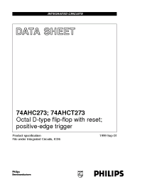 Datasheet 74AHC273D manufacturer Philips