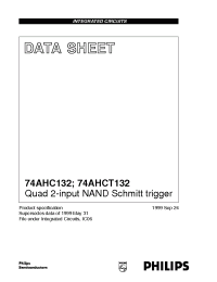Datasheet 74AHCT132D manufacturer Philips
