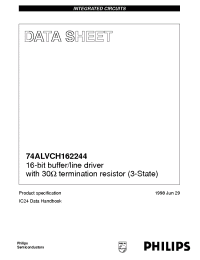 Datasheet 74ALVCH162244DL manufacturer Philips