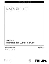 Datasheet 74F5302 manufacturer Philips