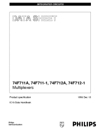 Datasheet 74F711A manufacturer Philips