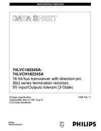 Datasheet 74HC/HCT158 manufacturer Philips