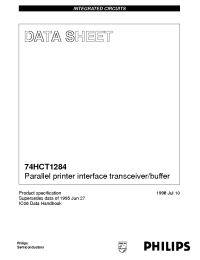 Datasheet 74HCT1284DB manufacturer Philips