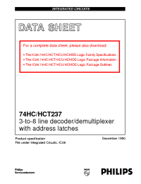 Datasheet 74HCT237 manufacturer Philips