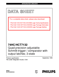 Datasheet 74HCT7132 manufacturer Philips