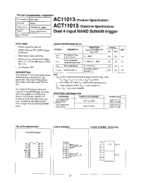 Datasheet AC11013 manufacturer Philips