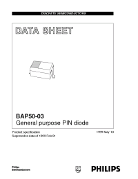 Datasheet BAP50-03 manufacturer Philips