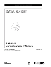 Datasheet BAP50-05 manufacturer Philips