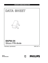 Datasheet BAP64-04 manufacturer Philips