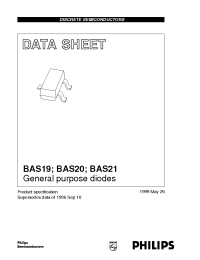 Datasheet BAS20 manufacturer Philips