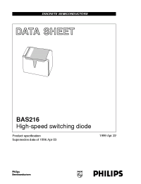 Datasheet BAS216 manufacturer Philips