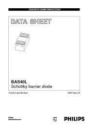 Datasheet BAS40L manufacturer Philips