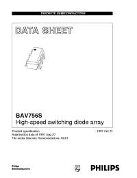 Datasheet BAV756 manufacturer Philips
