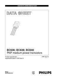 Datasheet BC636-10 manufacturer Philips