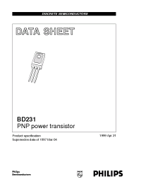 Datasheet BD231 manufacturer Philips