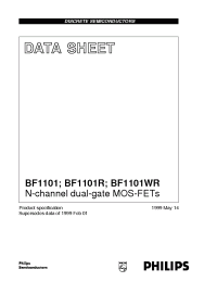 Datasheet BF1101 manufacturer Philips