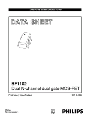 Datasheet BF1102 manufacturer Philips