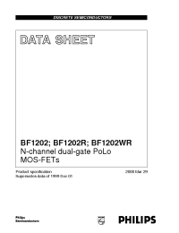 Datasheet BF1202WR manufacturer Philips