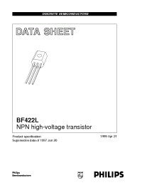 Datasheet BF422L manufacturer Philips