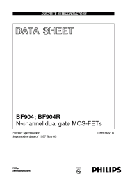 Datasheet BF904M04 manufacturer Philips