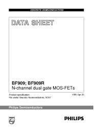 Datasheet BF909 manufacturer Philips