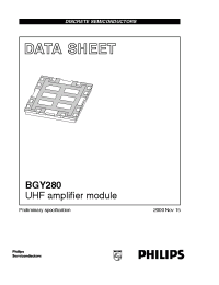 Datasheet BGY280 manufacturer Philips
