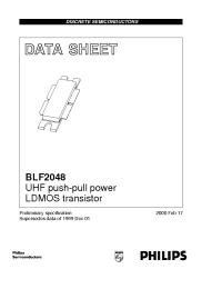 Datasheet BLF2048 manufacturer Philips