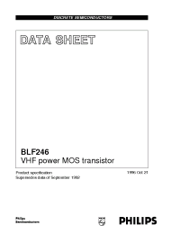 Datasheet BLF246 manufacturer Philips