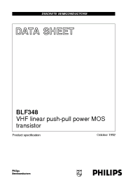 Datasheet BLF348 manufacturer Philips