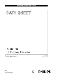 Datasheet BLU11SL manufacturer Philips