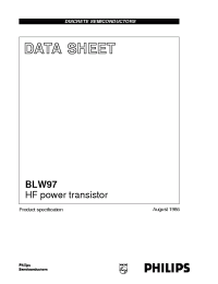 Datasheet BLW97 manufacturer Philips