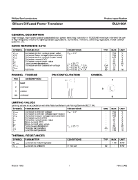 Datasheet BUJ106A/B manufacturer Philips