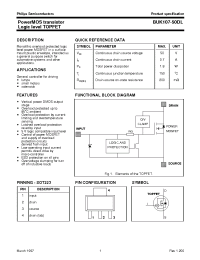 Datasheet BUK107-50DL manufacturer Philips
