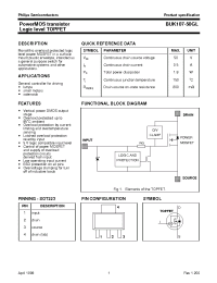 Datasheet BUK107-50GL manufacturer Philips